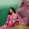 Indyancart SN Women's Printed Pure Cotton Straight Kurta With Trousers & Dupatta