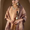 Dhiyona IE Women Bandhani Embroidered Regular Sequinned Kurta with Trousers & Dupatta