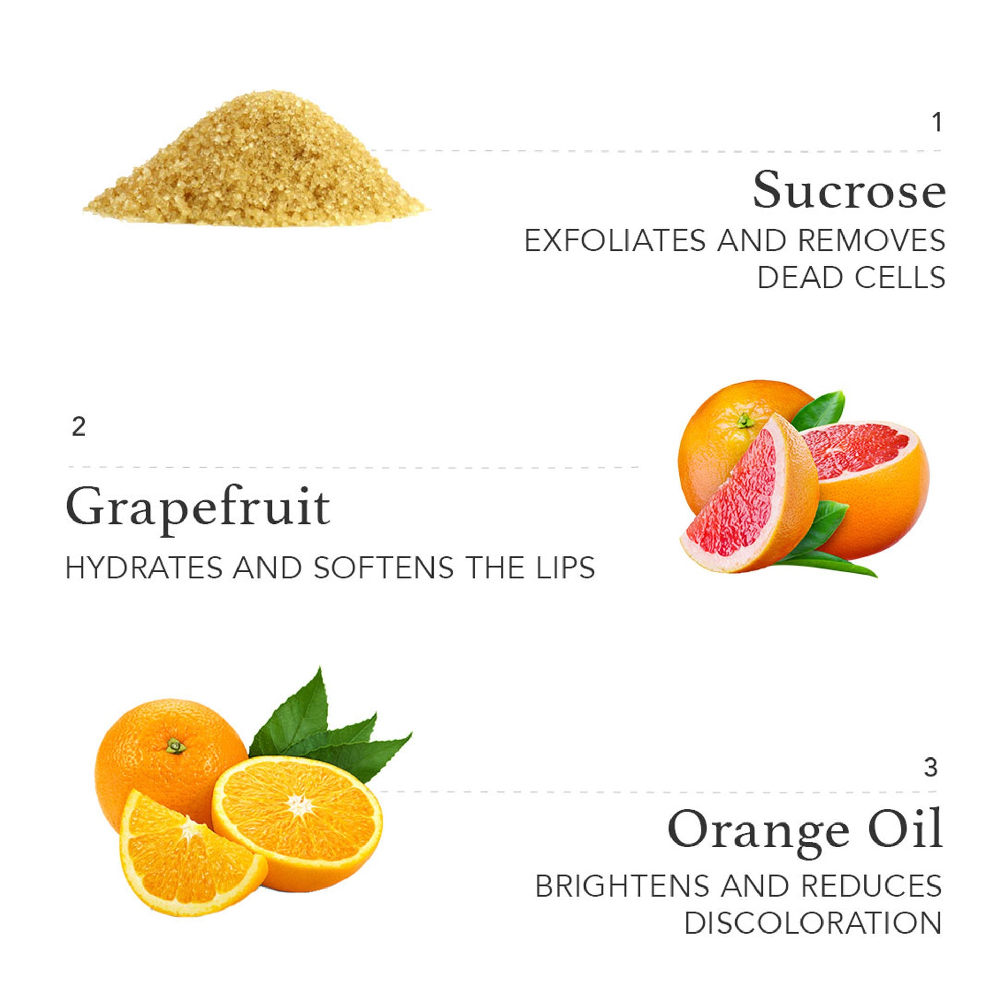 RAS Luxury Oils Lush Lips Conditioning Lip Scrub With Grapefruit & Orange