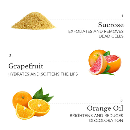 RAS Luxury Oils Lush Lips Conditioning Lip Scrub With Grapefruit & Orange