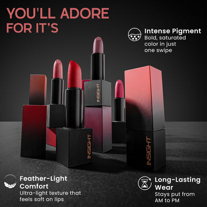Insight Cosmetics Velvet Matte Lipstick - Sweetheart Scarlet