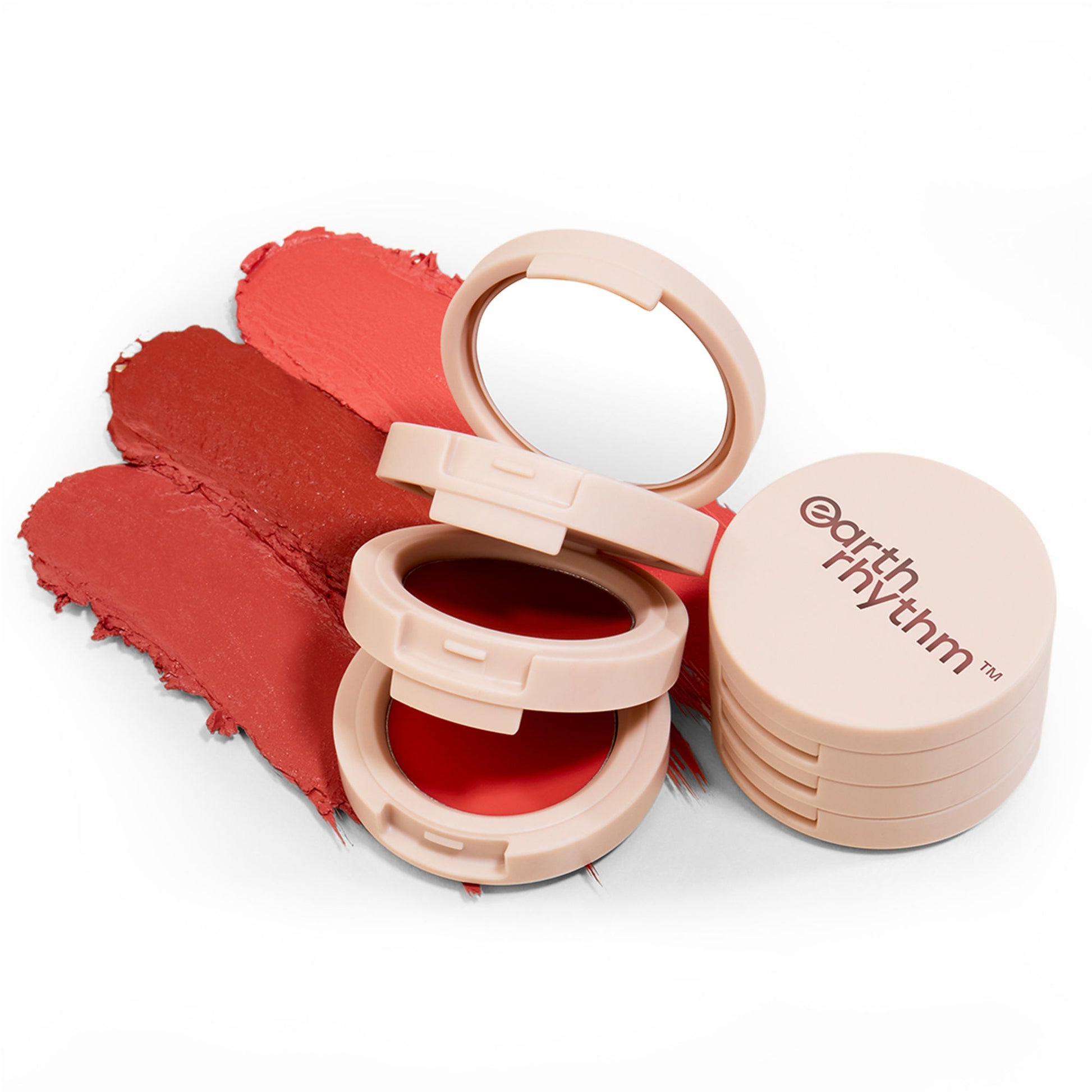 Earth Rhythm Silk Set Go 3-In-1 Lip & Cheek Tint - Satin Nude