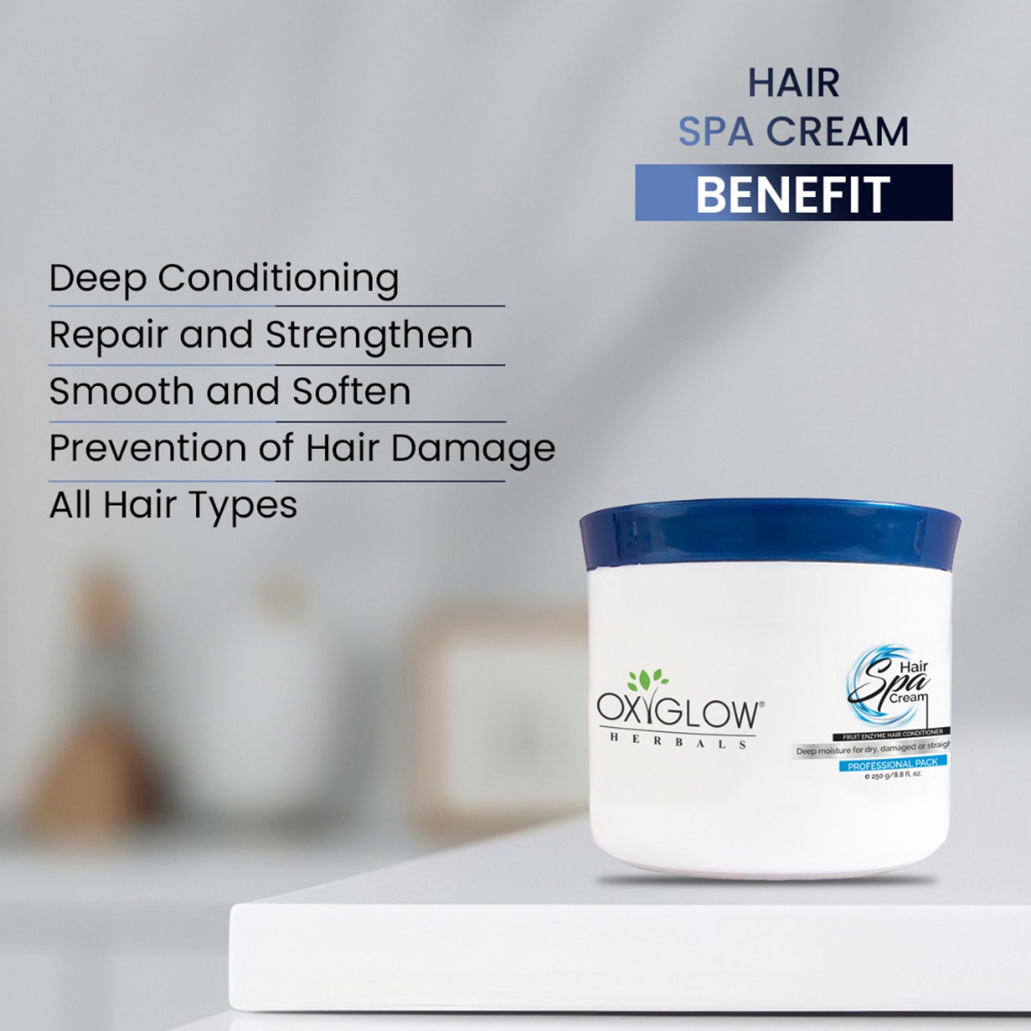 Oxyglow Herbals Hair Spa Cream