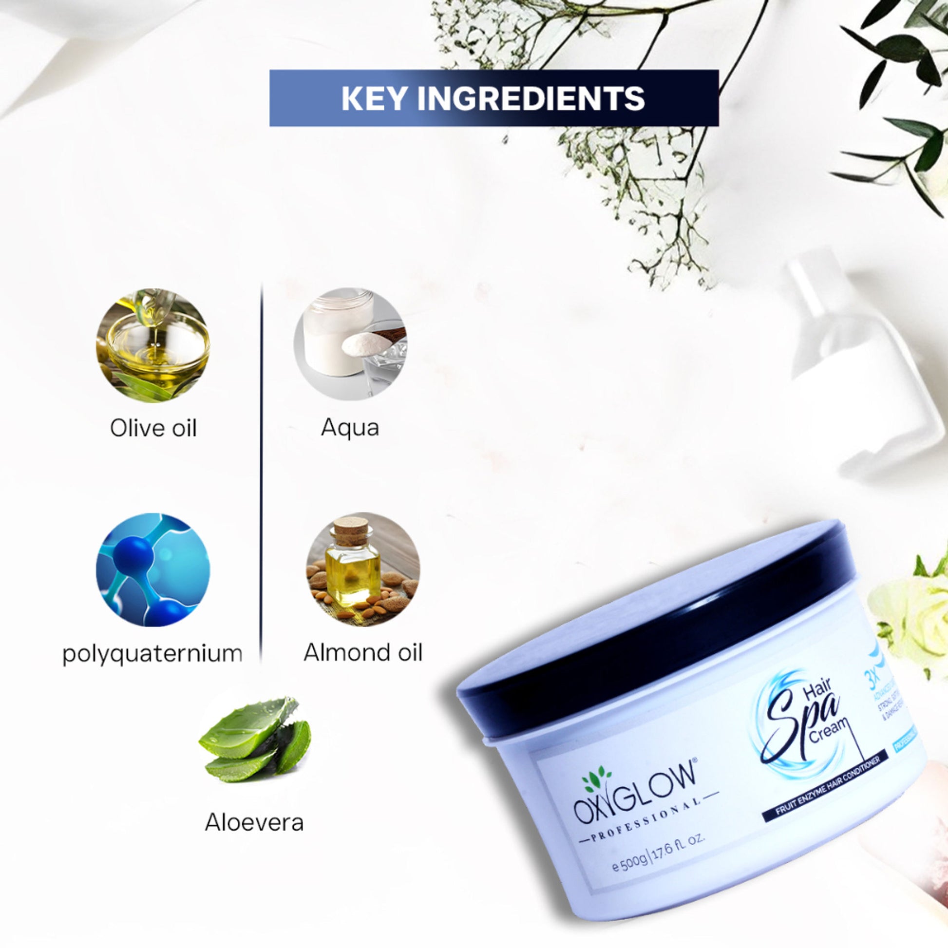 Oxyglow Herbals Hair Spa Cream