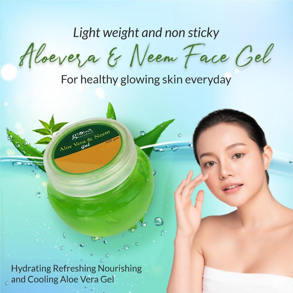 Globus Remedies Aloe Vera & Neem Gel