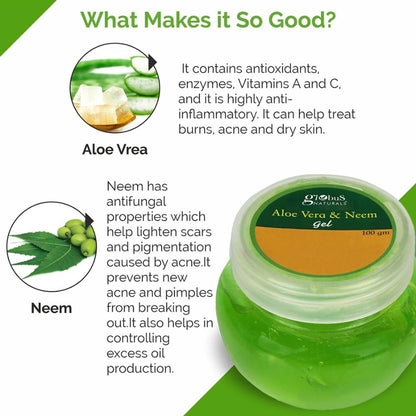 Globus Remedies Aloe Vera & Neem Gel