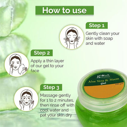 Globus Remedies Aloe Vera & Neem Gel