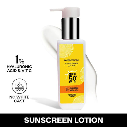 Faces Canada Sunscreen Lotion