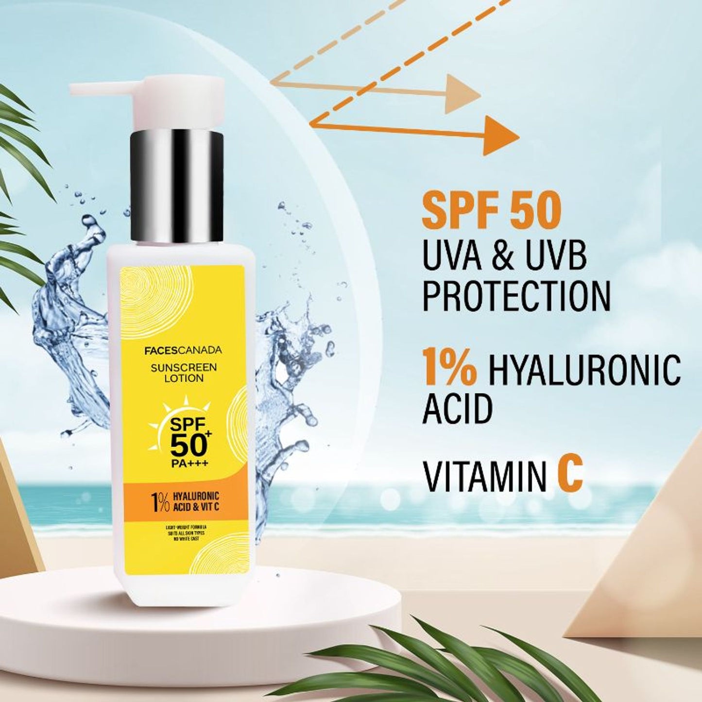 Faces Canada Sunscreen Lotion