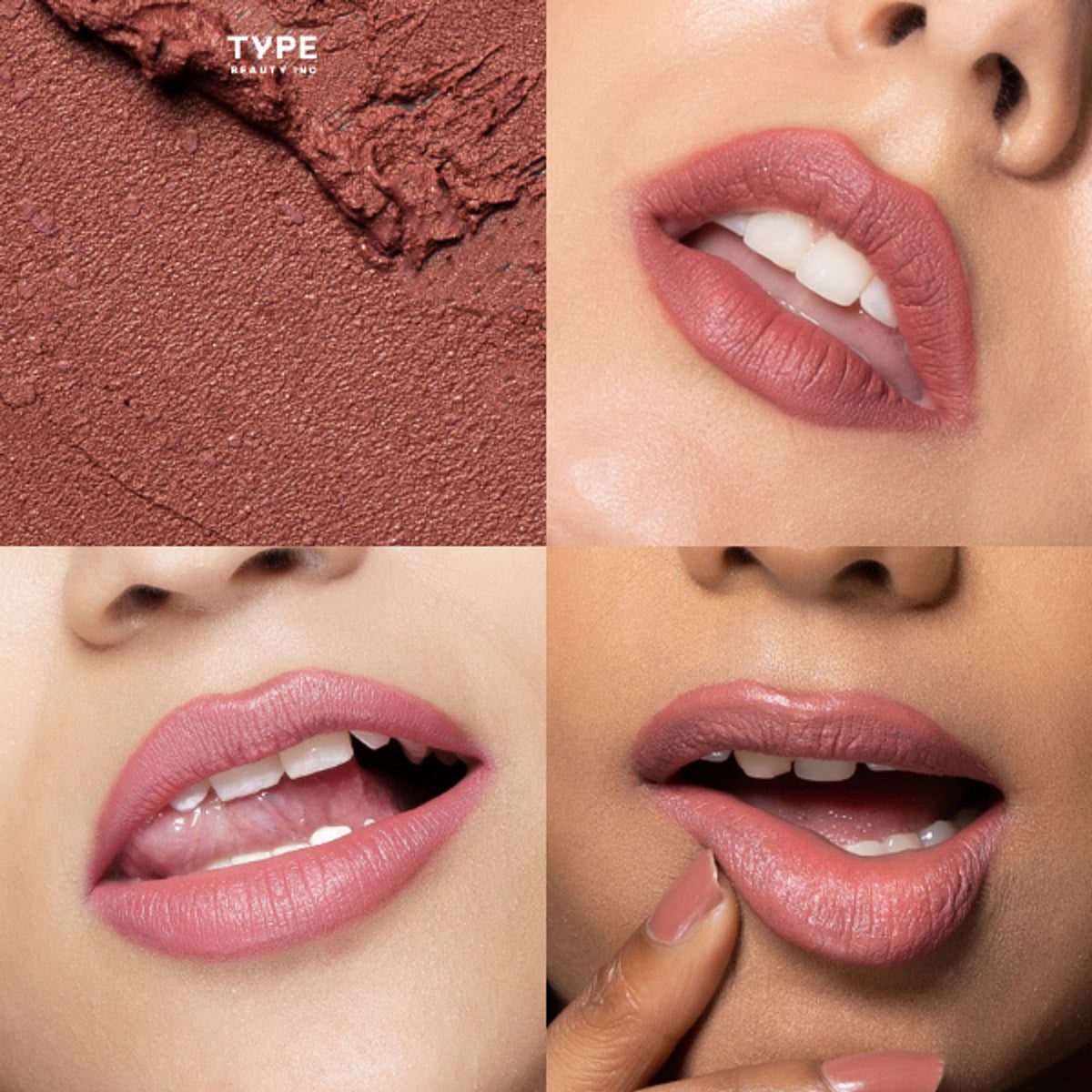 Type Beauty Cream Matte Lipstick For Dehyrated Lips - Squalane And Tripeptides 8 Hr Stay - 503 Ambition