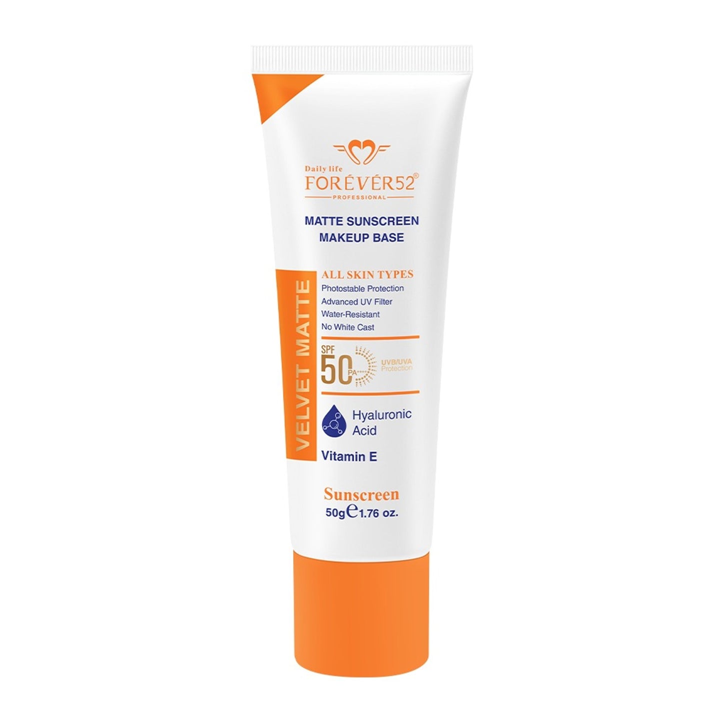 Daily Life Forever52 Velvet Matte Sunscreen SPF 50 With Vitamin C & Hyaluronic Acid