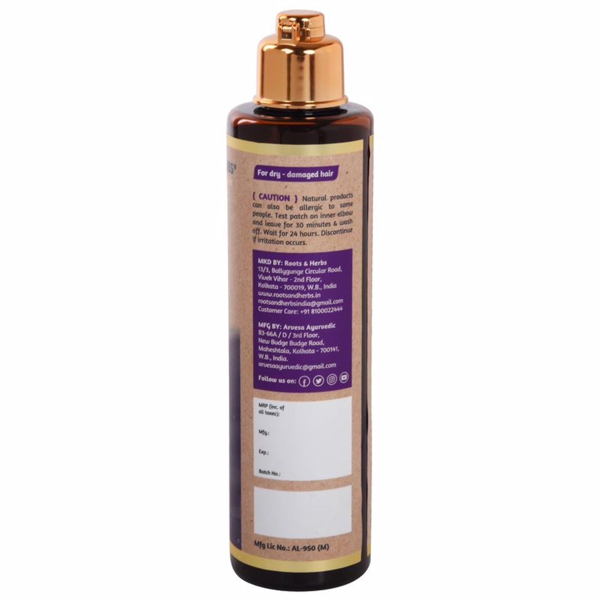 Roots & Herbs Luscious Jabapushp Hair Cleanser