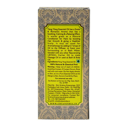Rejuvenating UBTAN Ylang Ylang Pure Essential Bath & Body Oil