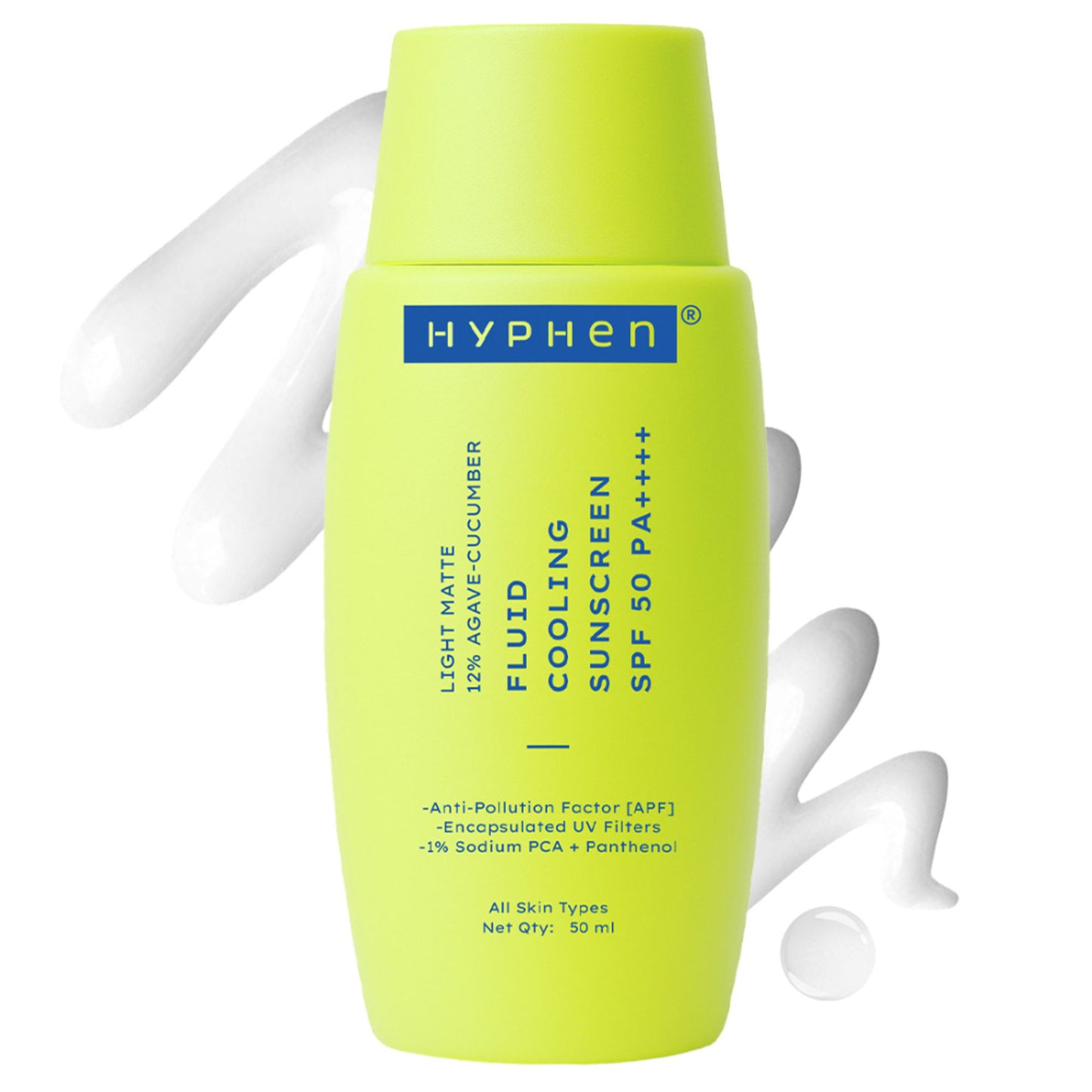 Hyphen Fluid Cooling Sunscreen SPF 50 PA++++ With Encapsulated UV Filter
