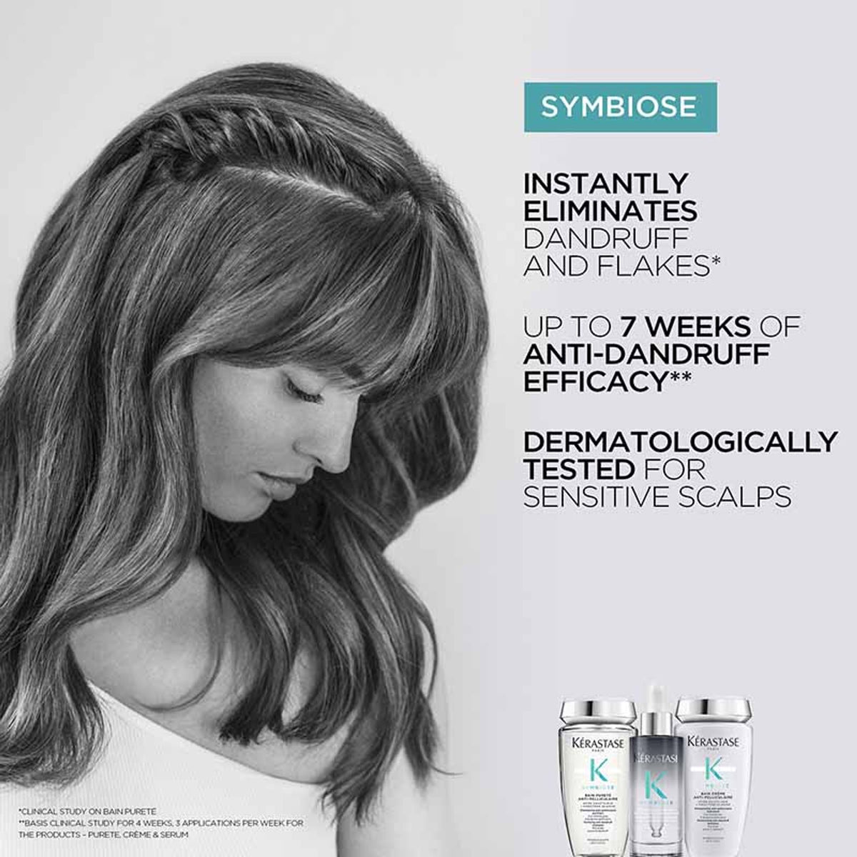 Kérastase Symbiose Crème Anti-Dandruff Shampoo, Sulphate-Free, With Piroctone Olamine