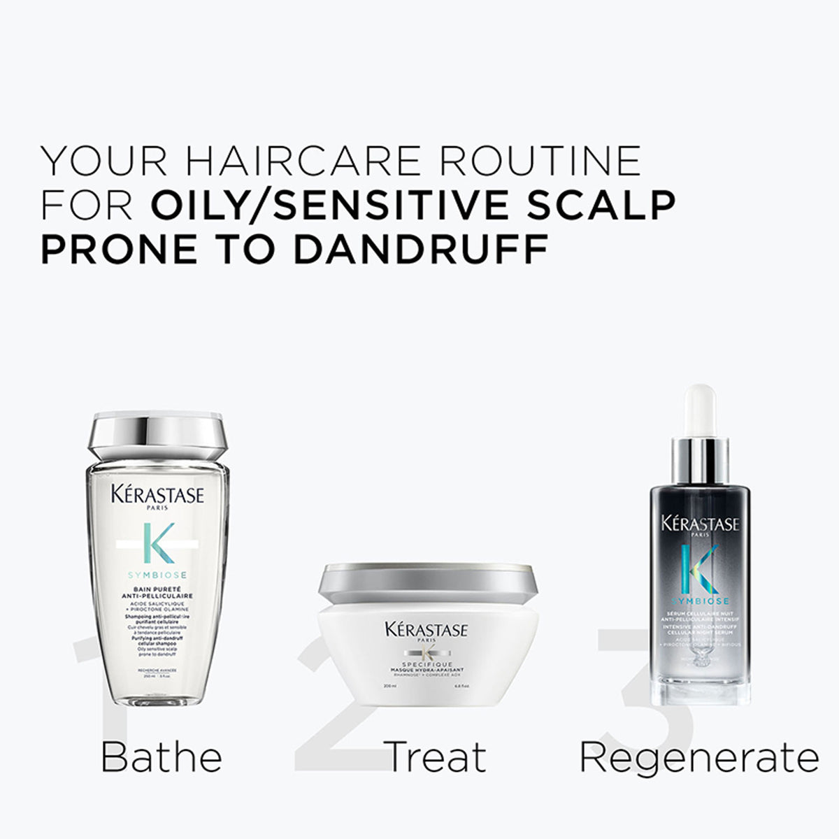 Kérastase Symbiose Crème Anti-Dandruff Shampoo, Sulphate-Free, With Piroctone Olamine