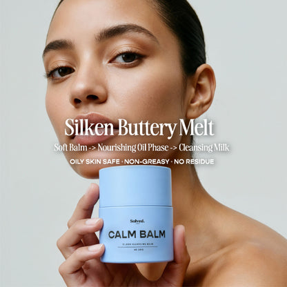 Solved Labs CalmBalm Cleansing Balm, Removes waterproof makeup - safe for sensitive eyes