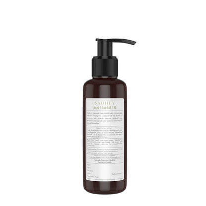 Sadhev Ayurvedic Anti-Hairfall Hair Oil with Curry Leaves, Bhringraj & Amla