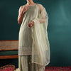 Dhiyona VA Women's Floral Embroidered Regular Kurta with Sharara & With Dupatta