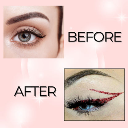 bobi Glitter Eyeliner - Red