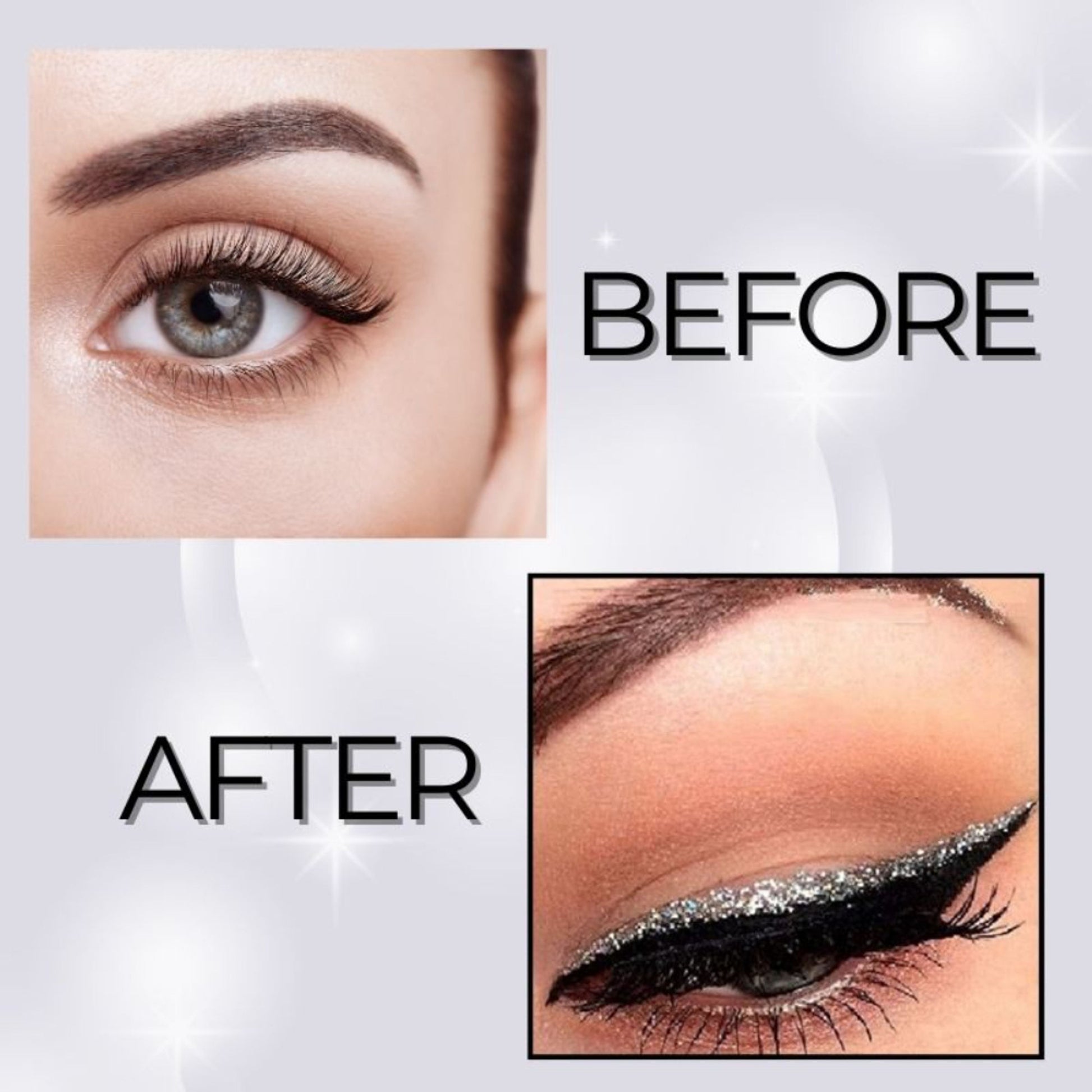 bobi Glitter Eyeliner - Silver