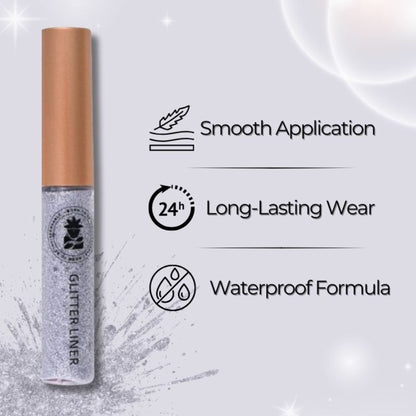 bobi Glitter Eyeliner - Silver