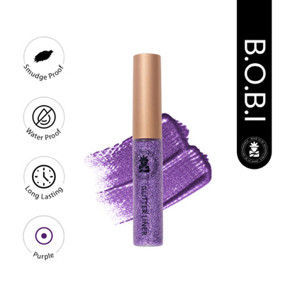 bobi Glitter Eyeliner - Purple