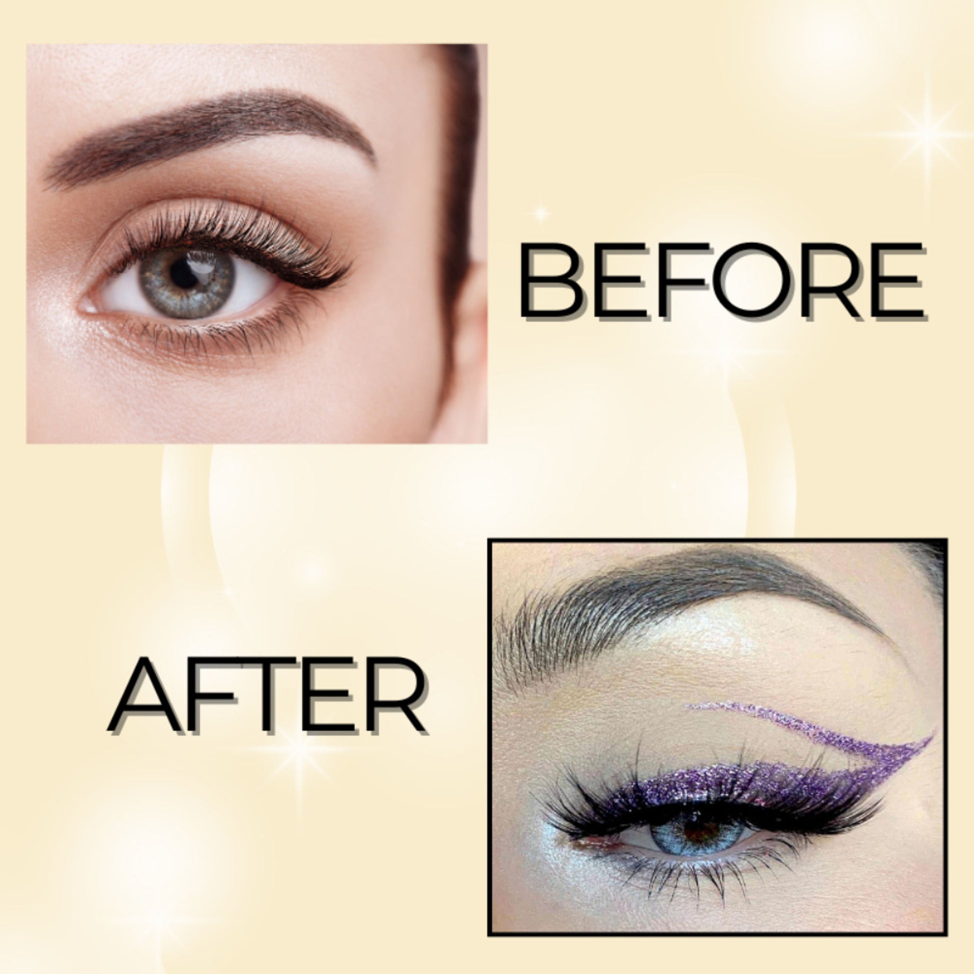 bobi Glitter Eyeliner - Purple