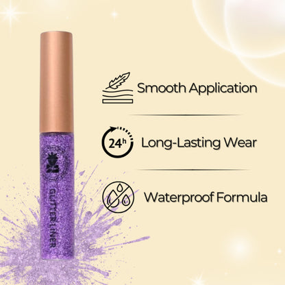 bobi Glitter Eyeliner - Purple