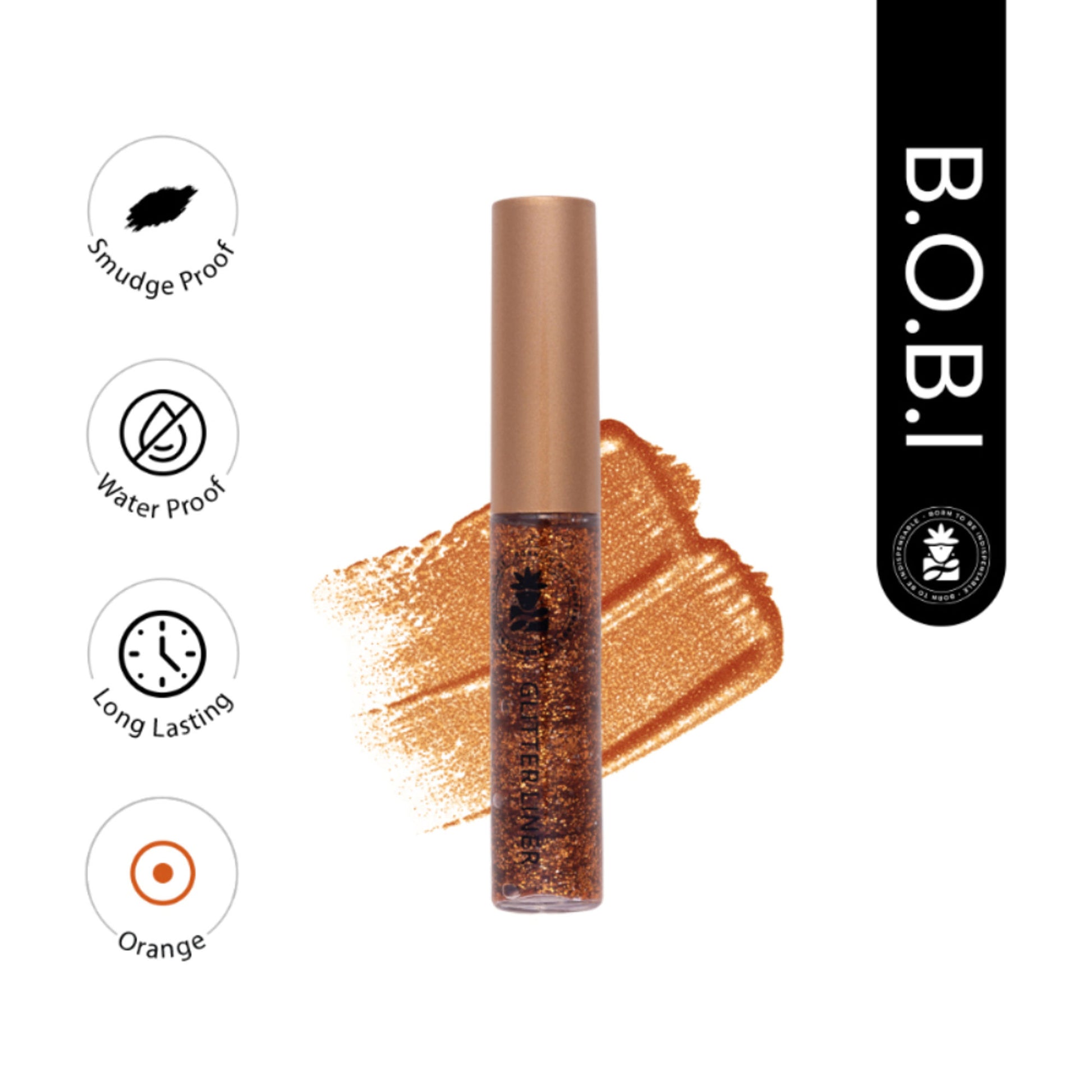 bobi Glitter Eyeliner - Orange