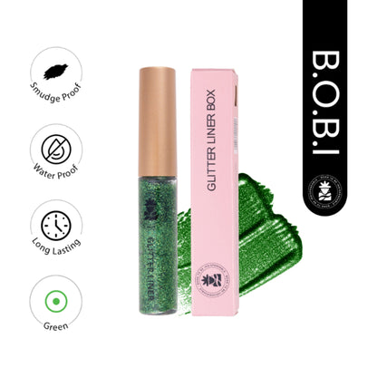 bobi Glitter Eyeliner - Green