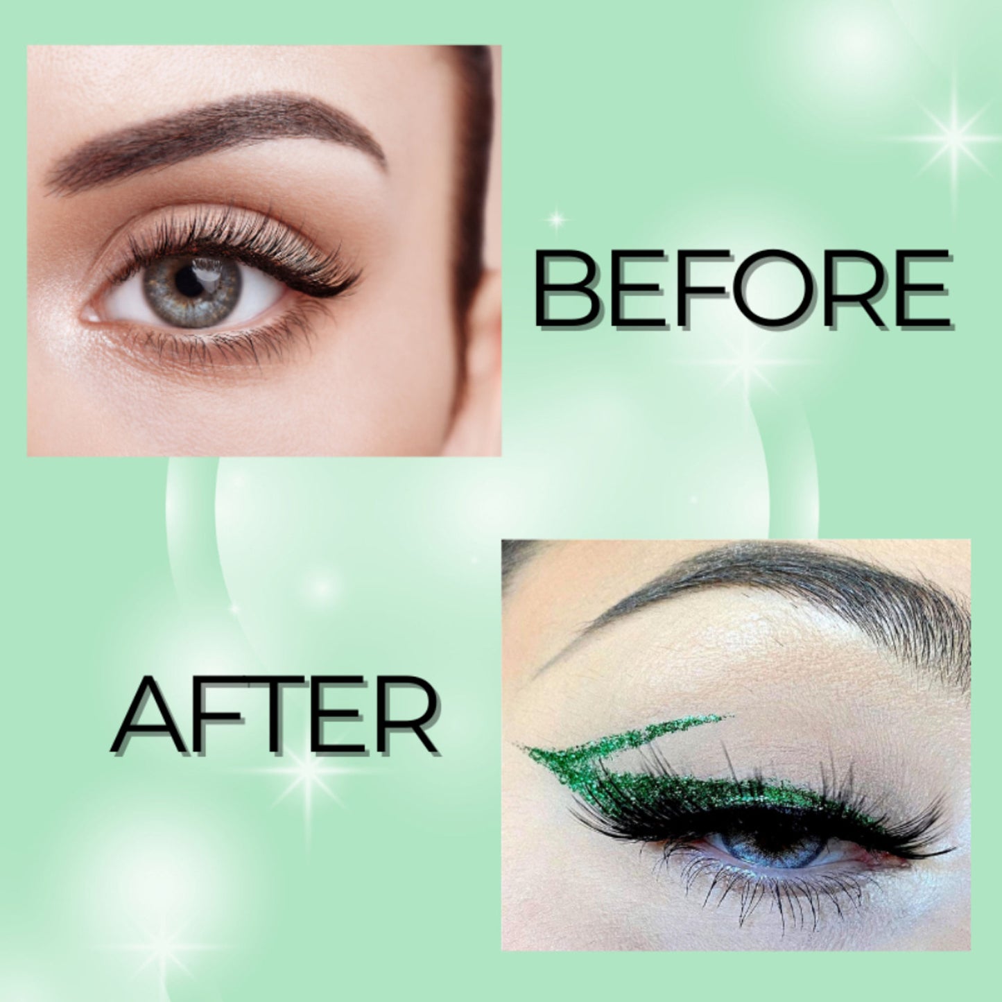 bobi Glitter Eyeliner - Green