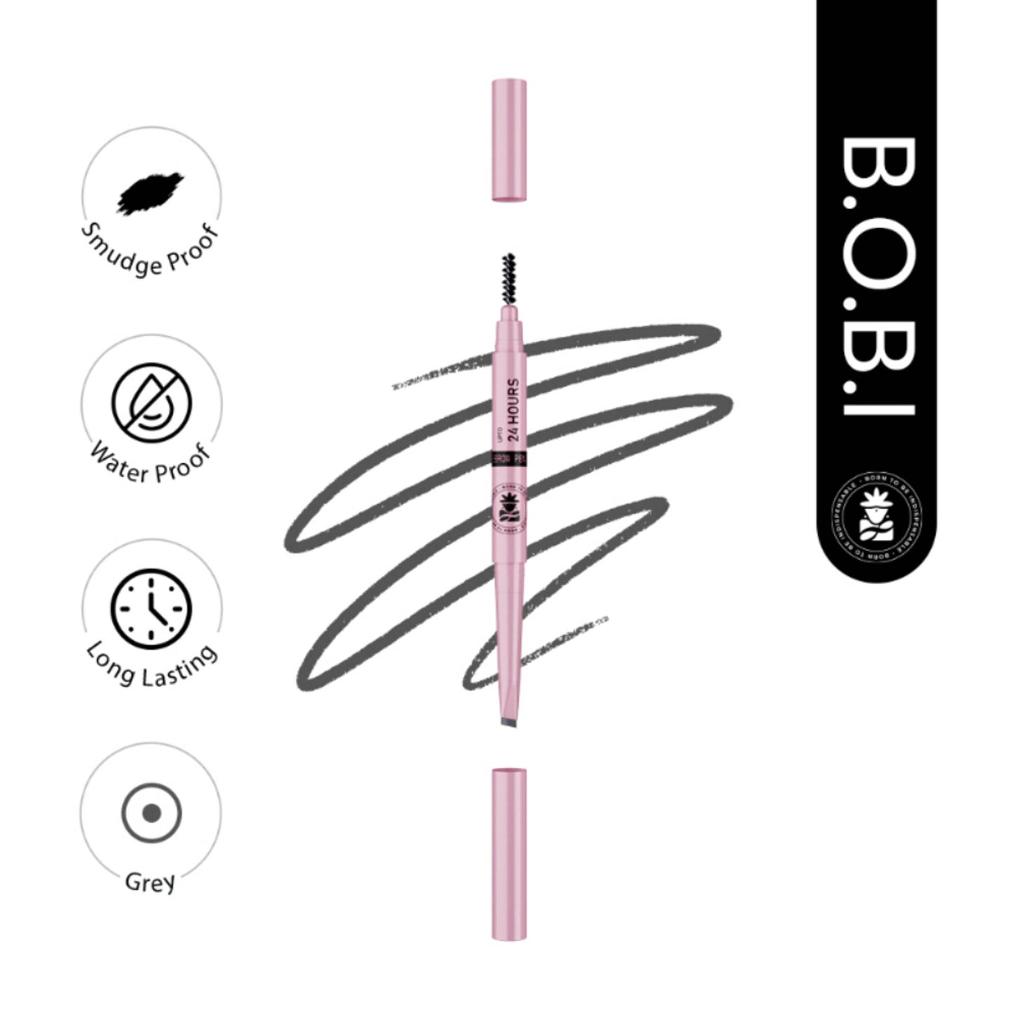 bobi Eyebrow Pencil - Grey