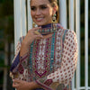Dhiyona IE Floral Printed Mirror Work Liva Kurta with Palazzos & Dupatta