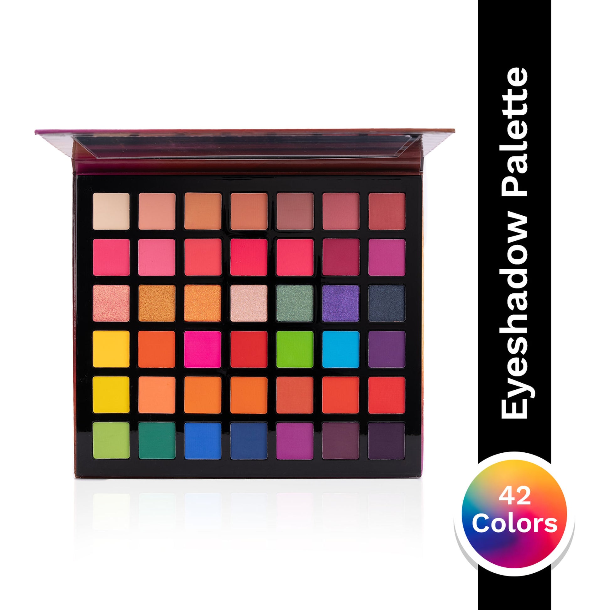 PAC Prism Eyeshadow Palette X42 Sunset - Intense Pigment Payoff, Blendable Formula, Mattes & Shimmer