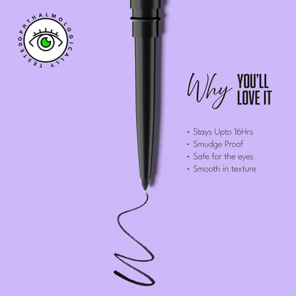 PERPAA Longwear Highly Pigmented Metallic Green Kohl Kajal Combo