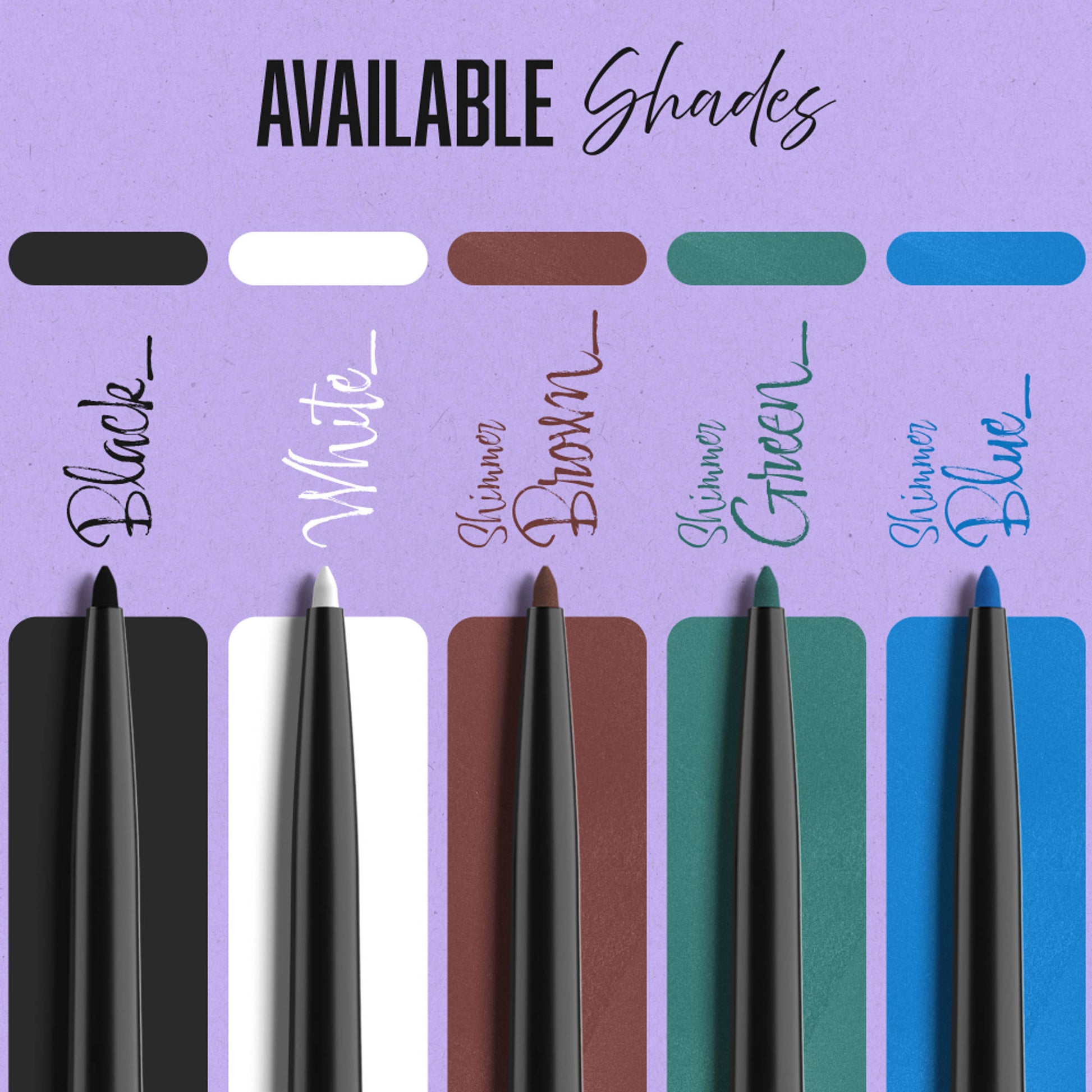 PERPAA Longwear Highly Pigmented Metallic Green Kohl Kajal Combo