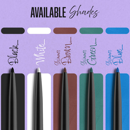 PERPAA Longwear Highly Pigmented Metallic Green Kohl Kajal Combo
