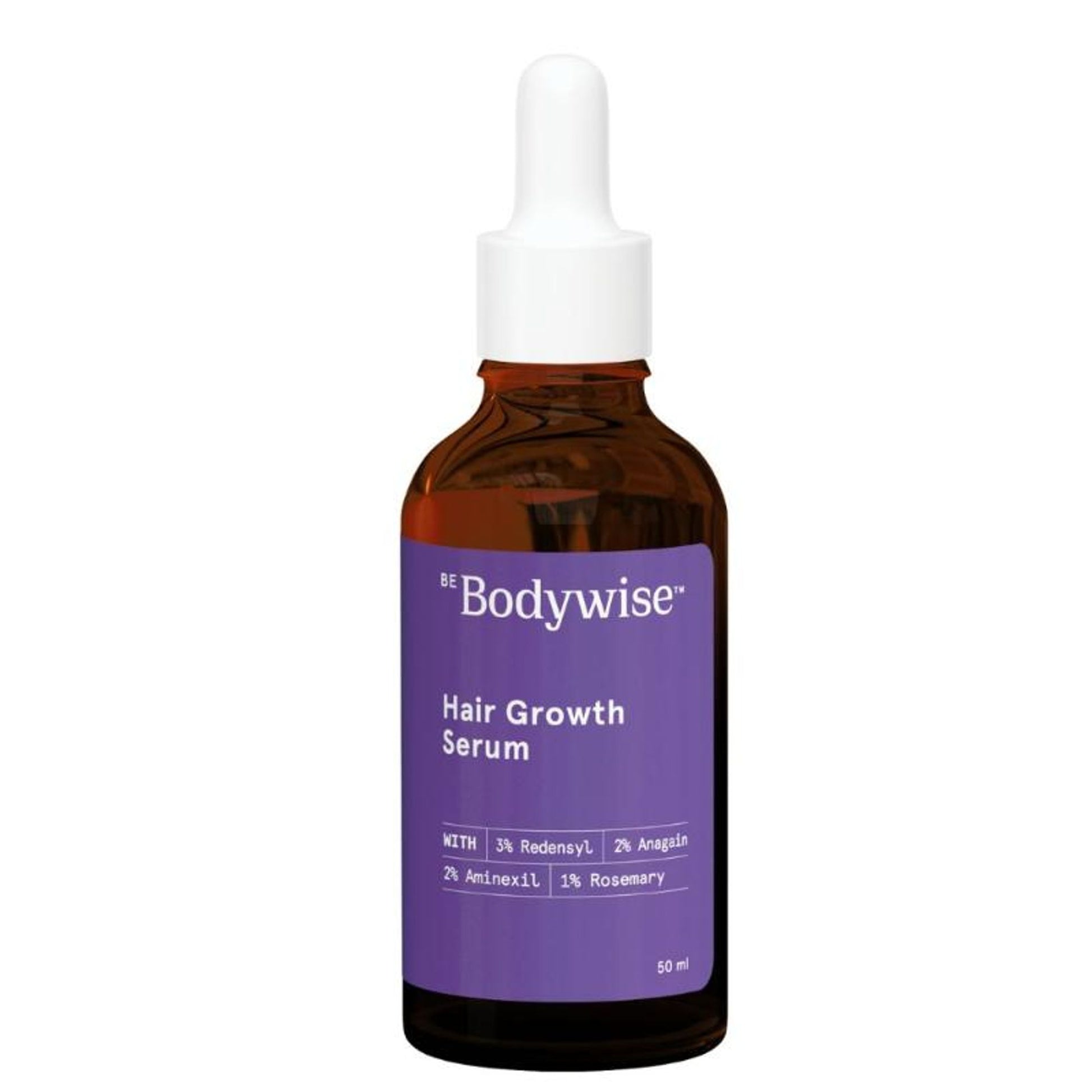 Be Bodywise Advanced Hair Growth Serum - 3% Rosemary, 3% Redensyl, 2% Aminexil - For New Hair Growth
