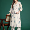 Dhiyona IE Women Floral Printed Pure Cotton Kurta with Palazzos