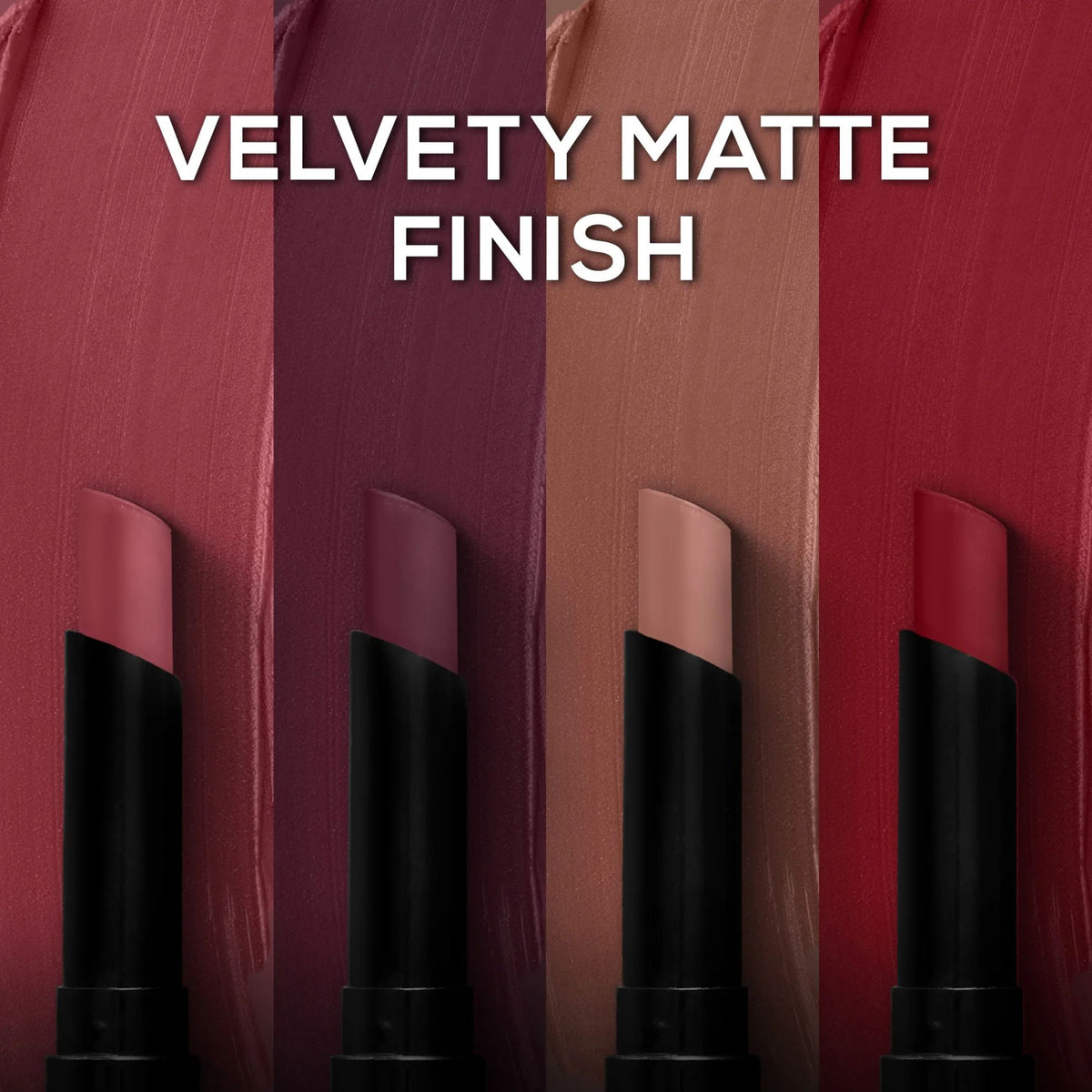 RENEE Very Matte Lipstick Combo- Essentials, Pack Of 4, Full Coverage, Long Lasting, Weightless