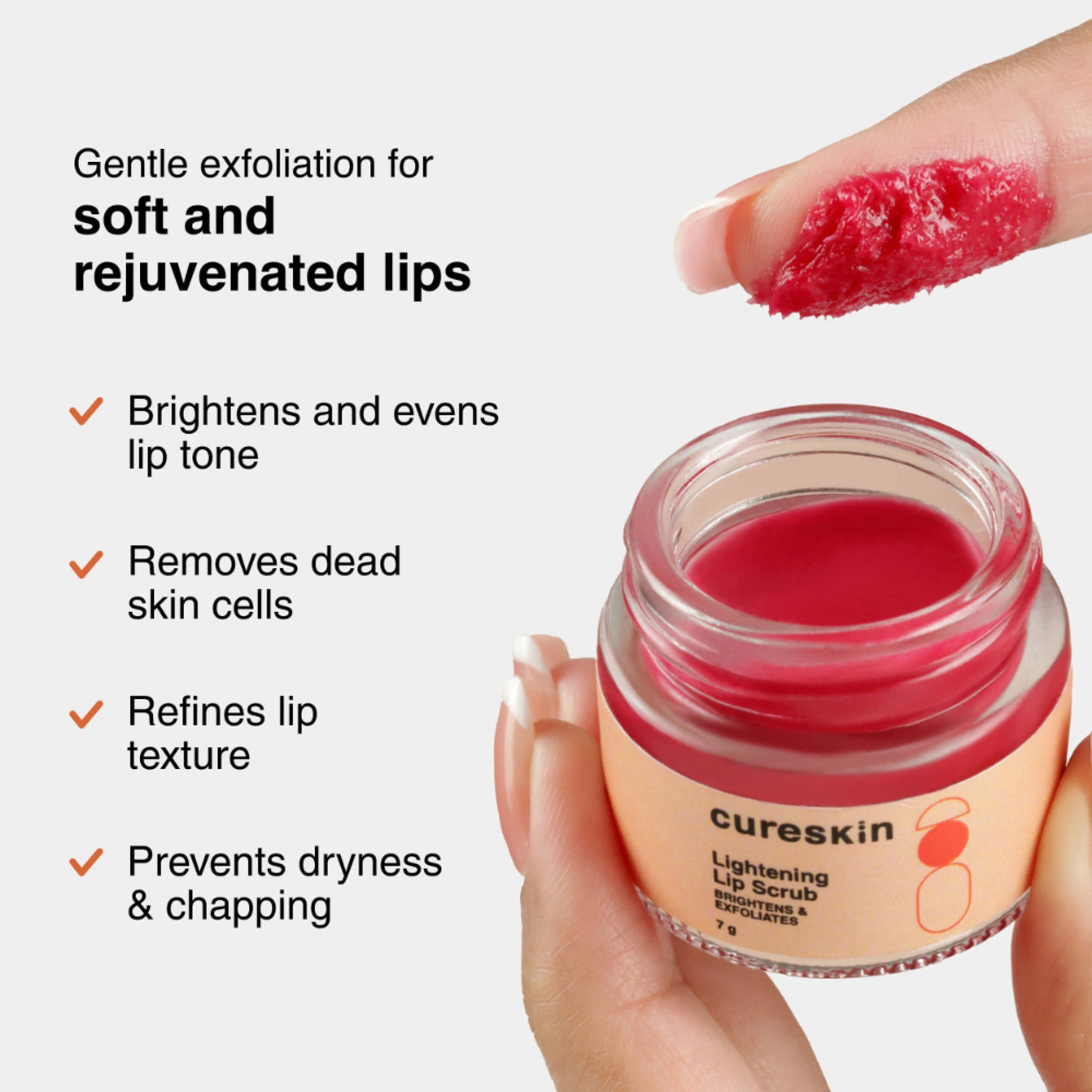 Cureskin Lightening Lip Scrub