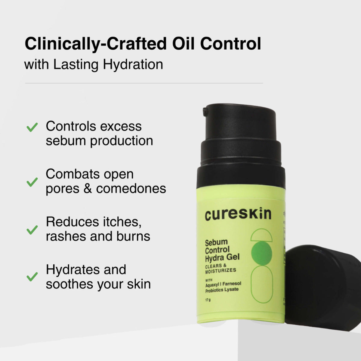 Cureskin Sebum Control Hydra Gel - Hydration & Shine Control