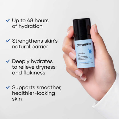 Cureskin Epicalm Moisturising Cream With Hyper Hyaluronic Matrix, Aquaporin And Cupuacu Butter