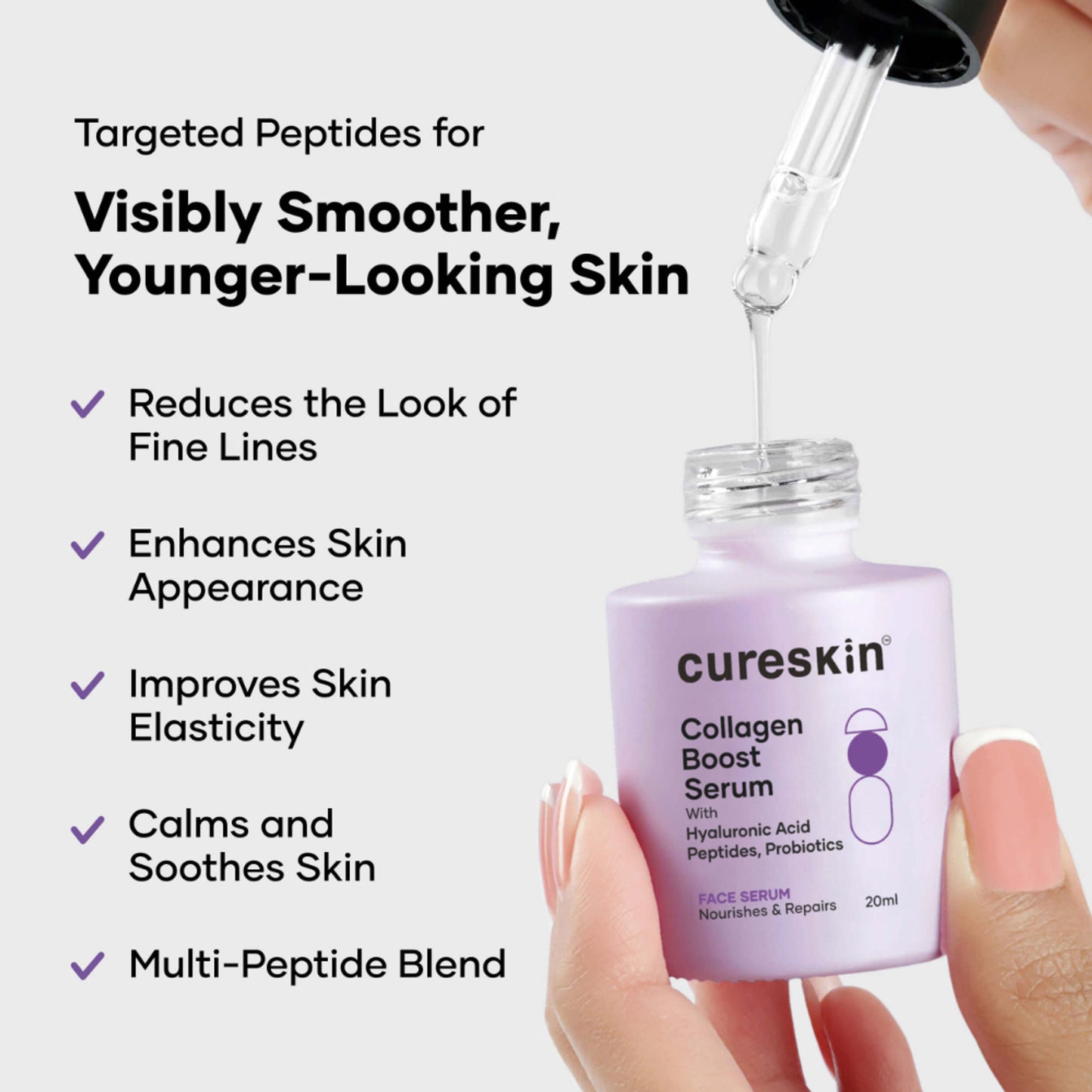 Cureskin Collagen Boost Hyaluronic Acid Serum
