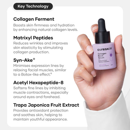 Cureskin Collagen Boost Hyaluronic Acid Serum