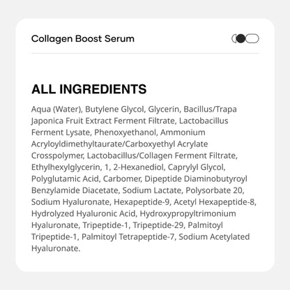 Cureskin Collagen Boost Hyaluronic Acid Serum