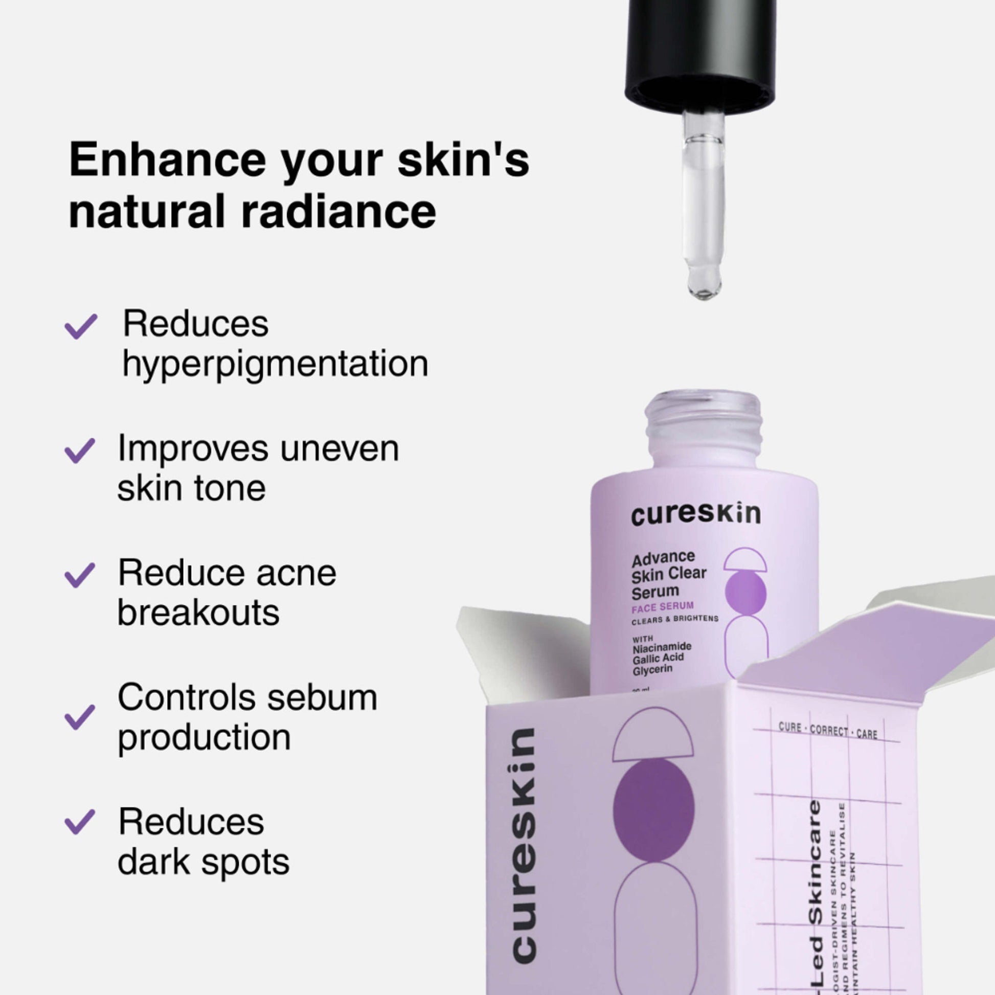 Cureskin Advance Skin Clear Niacinamide Face Serum