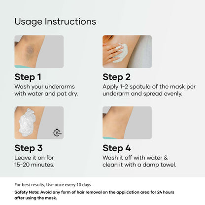 Cureskin Under Arm Brightening Cream Mask With Papaya & Sweet Orange