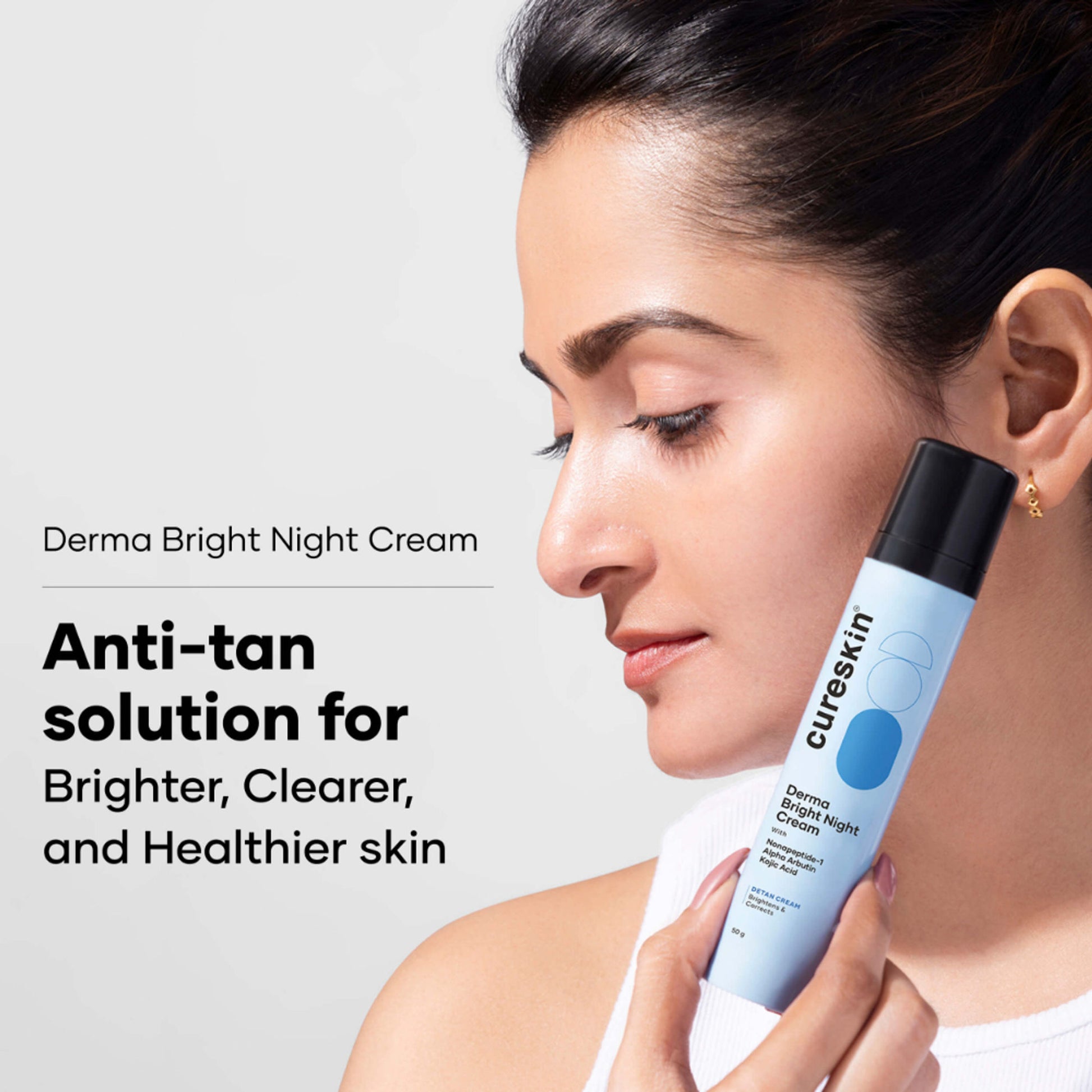 Cureskin Kojic Acid Face Cream Detan Night Cream